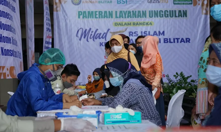 Milad Ke-5 RSI Aminah Blitar Gelar Layanan Kesehatan Gratis