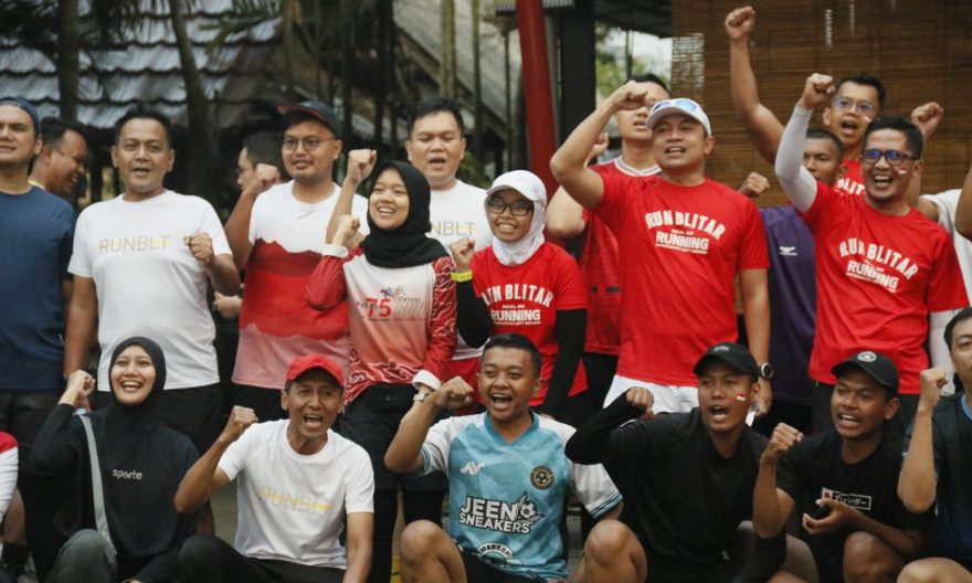 LDK PDM Kota Blitar Inisiasi Dakwah Komunitas Running Club