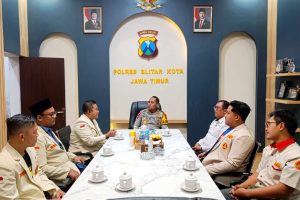 Pemuda Muhammadiyah Kota Blitar Kunjungi Kapolres Blitar Kota